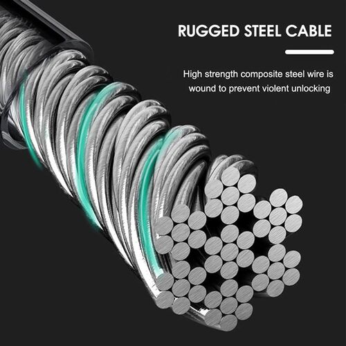 Anti-theft Electric Bike Cable Lock Waterproof Bicycle Lock