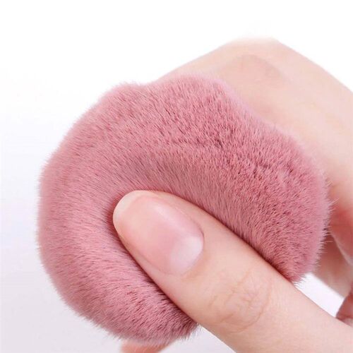 CALIYI 1/2 PCS Fluffy Loose Powder Blush Brushes Portable