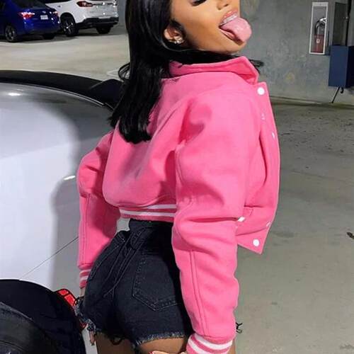 Fashion Women Casual Long Sleeve Skinny Single Breasted Pock