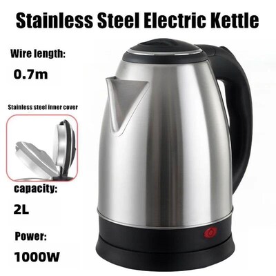 2L Electric Kettle Stainless Steel Kitchen Appliances Smart