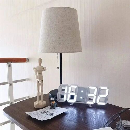 3D LED Digital Clock Wall Decoration Glow Night Mode Decorat
