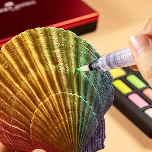 FABER CASTELL 24 Colors Professional Solid Watercolor Paints