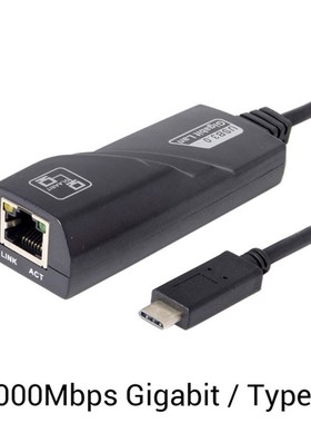 1000Mbps Type-c USB-C To RJ45 Gigabit Ethernet LAN Network