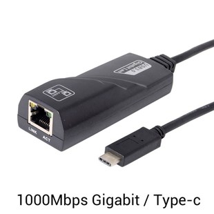 1000Mbps Type-c USB-C To RJ45 Gigabit Ethernet LAN Network