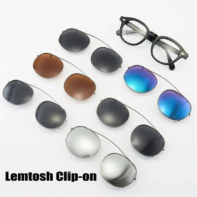 Johnny Depp Polarized Clip-on Sunglasses Men Woman Lemtosh L