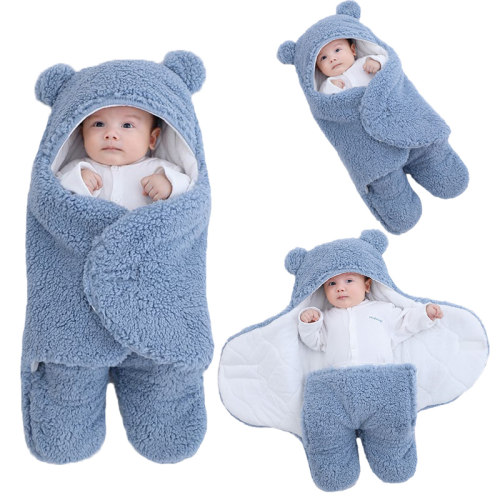 Soft Newborn Baby Wrap Blankets Baby Sleeping Bag Envelope F