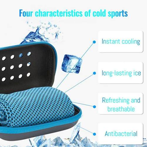 Quick Drying Cooling Towel Soft Breathable Chilly Sweat Abso