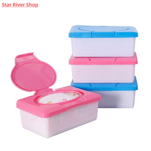 Storage Case Wet Tissue Box Wipes Dispenser Wipes Napkin Sto