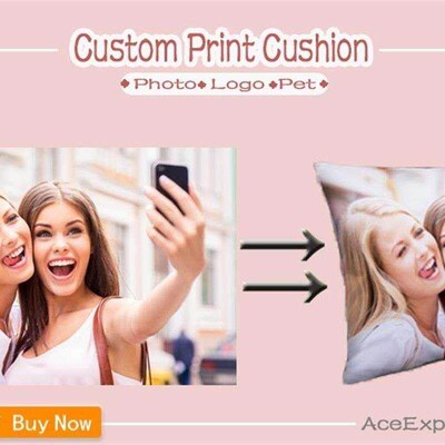 customized pillow inner+cover DIY birthd gift personalized