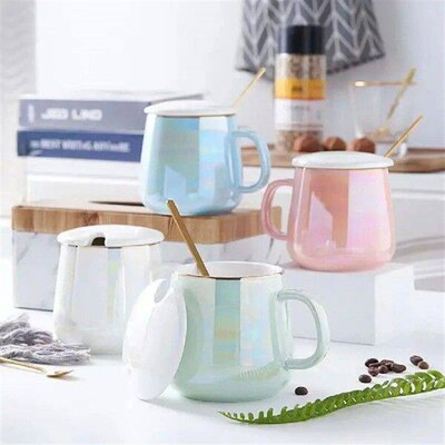 Colorful Pearl Glaze Mug Mugs Coffee Cups and Mugs
