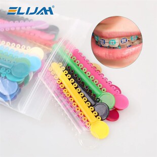 40Pcs/Pack Dental Elastic Ligature Ties Orthodontic Rubber B