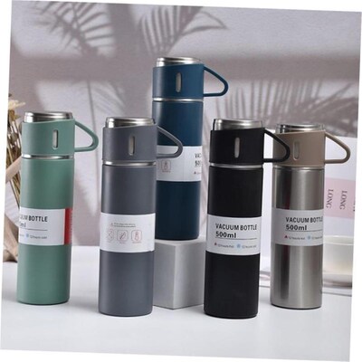 Hot Water Bottle500ML Stainless Steel Vacuum Flask Gift Set