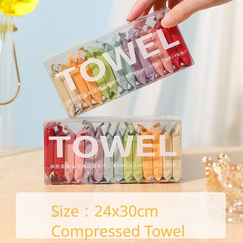Disposable Compressed Towel Set Travel Towels Non-woven
