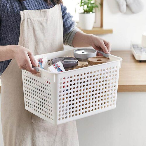 Basket office storage basket plastic A4 basket magazine rac