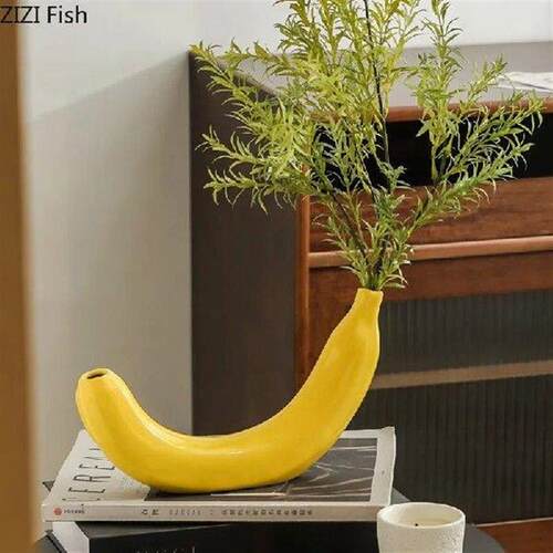 Banana Tissue Box Decoration Creative Dining Table Ceramic