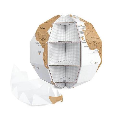 New Scratch Off 3D Globe World DIY Poster Travel Map gift