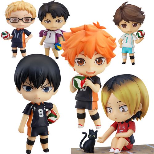 10CM Haikyuu Figure Hinata Shoyo PVC Action Figure tobio Ken