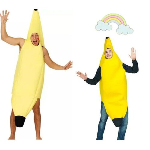 Carnival Clothing Men Copl Adult Fancy Dre Funny  Banana Cot