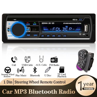 Car Radio 1 din Stereo Player Digital Bluetooth Car MP3 Play