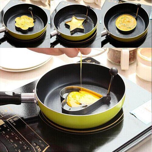 Thickened Stainless Steel Egg Fryer Mold, Poached Egg and Fr