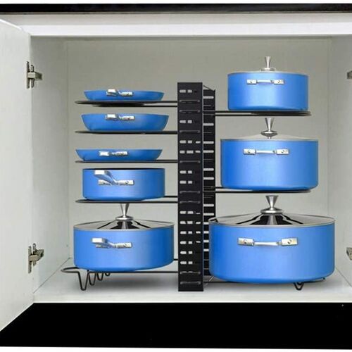 Pot rack Pan rack Organizer Kitchen storage rack Cabinet锅架