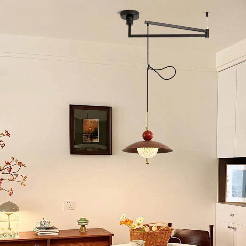 中古餐厅轨道吊灯可升降触摸调光感应感创意餐桌吧台中山灯具,家装灯饰光源,智能吊灯,淘宝优惠券,粉丝福利购,淘宝优惠卷