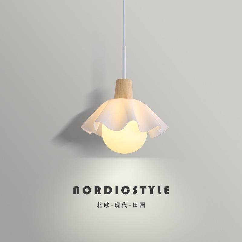 卧室花朵吊灯床头灯现代简约设计吧台吊线灯温馨浪漫女孩房间灯具,家装灯饰光源,智能吊灯,淘宝优惠券,粉丝福利购,淘宝优惠卷