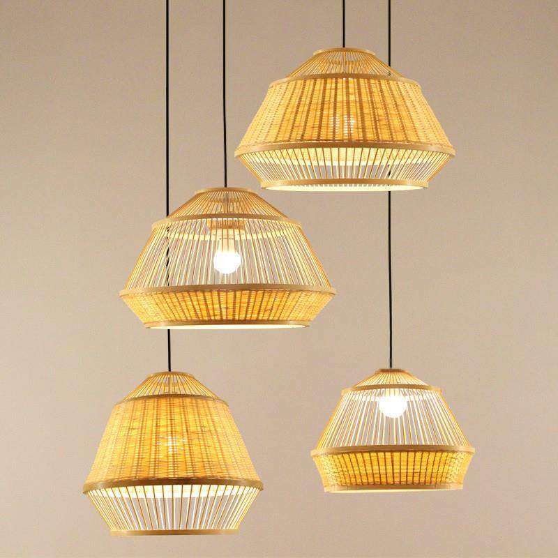 中式竹艺餐厅吊灯创意个性客厅茶室田园农家乐火锅店民宿竹编灯具,家装灯饰光源,智能吊灯,淘宝优惠券,粉丝福利购,淘宝优惠卷