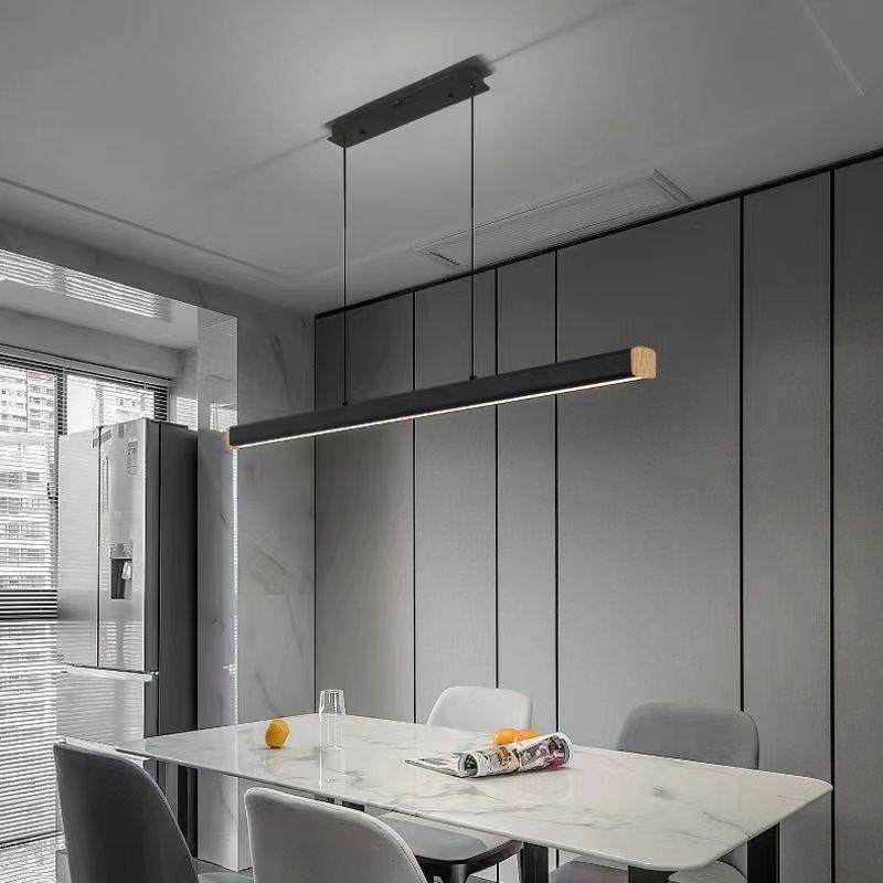 北欧餐厅吊灯一字长条型现代简约时尚餐桌吧台灯创意极简饭厅灯具,家装灯饰光源,智能吊灯,淘宝优惠券,粉丝福利购,淘宝优惠卷