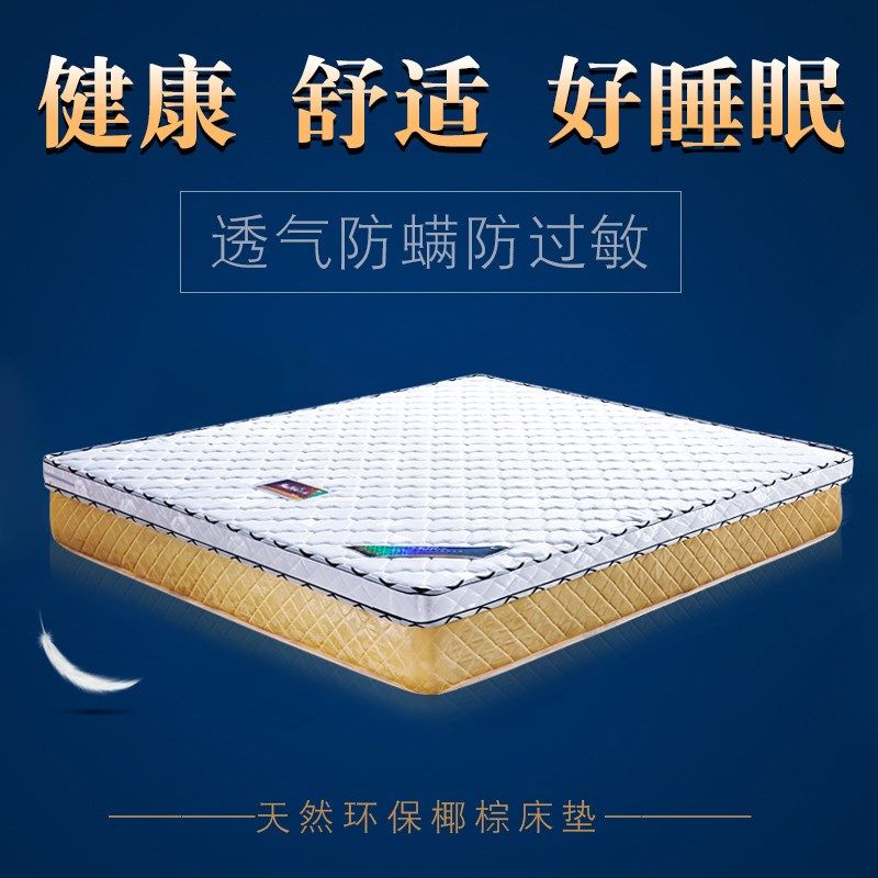 10CM天然椰棕床垫硬垫棕垫家用偏硬单人双人