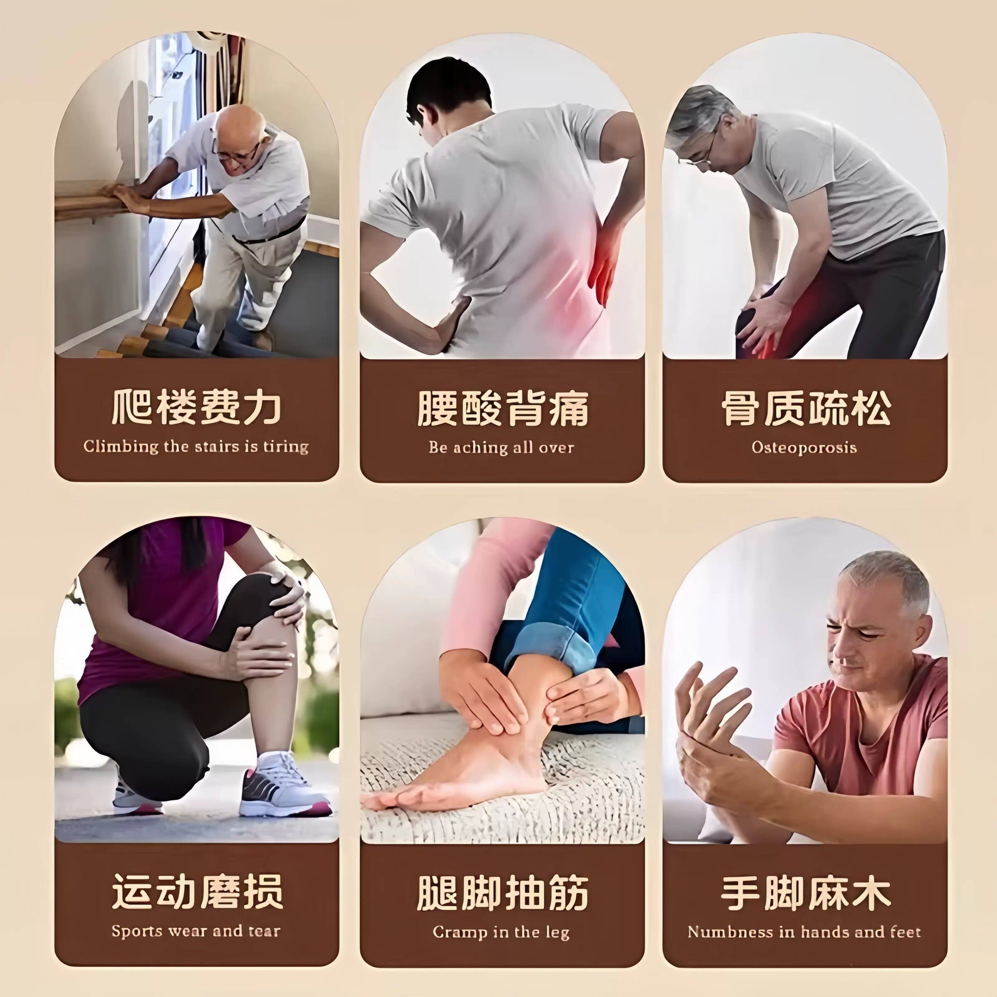 李时品珍麻归鹿筋片官方正旗舰店中TEG老年呵护天当关节不适腰腿