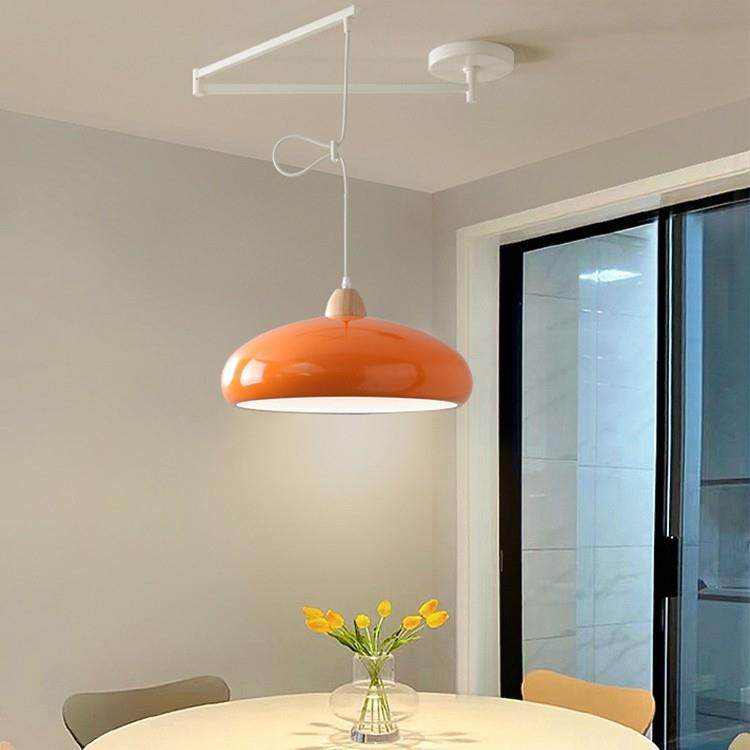北欧个性可调节吊灯现代简约餐厅酒吧台卧室折叠伸缩移位造型灯,家装灯饰光源,智能吊灯,淘宝优惠券,粉丝福利购,淘宝优惠卷