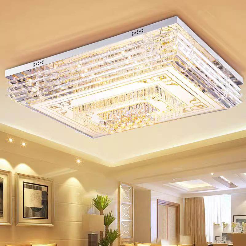 2024新款水晶客厅灯主灯吸顶灯简约现代大气大厅灯具中山吊灯大灯,家装灯饰光源,客厅吸顶灯,淘宝优惠券,粉丝福利购,淘宝优惠卷