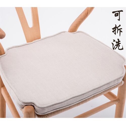Y椅搭配可拆洗座垫 麻布座垫