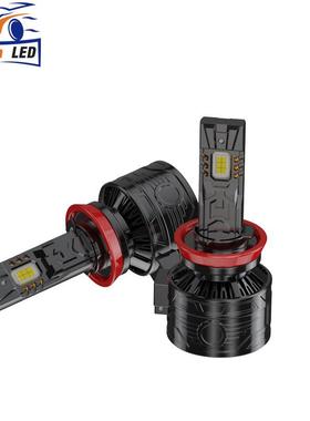 跨境新款200W大功率H7汽车led前大灯改装配件H4 H11 9005超亮聚光