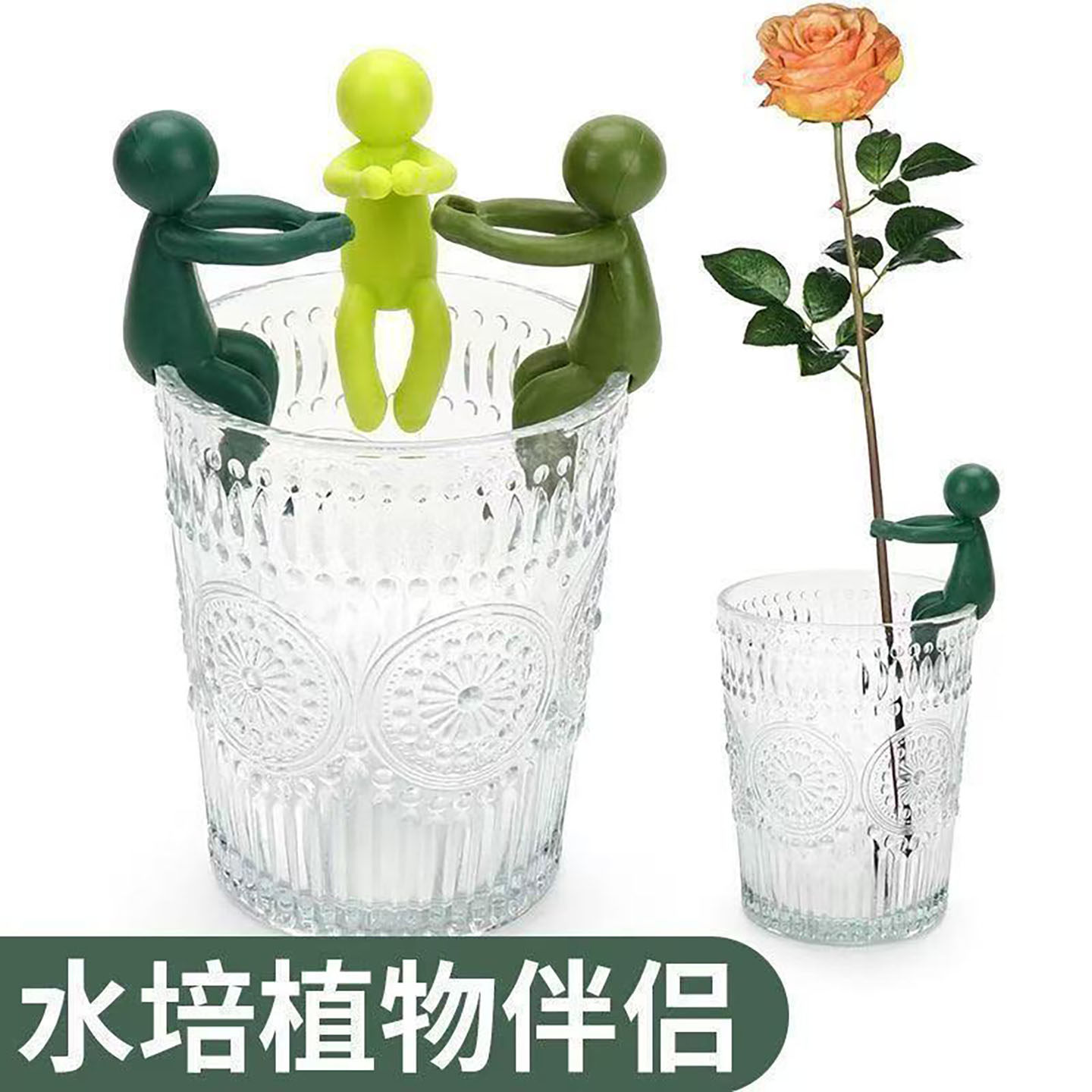 水培植物水培室内扶正支撑固定造型固定器办公室悬挂装饰园艺用品