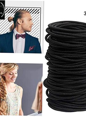 .Hot Black Elastic Hair Bands 30 pcs Hair Ties for Thick and