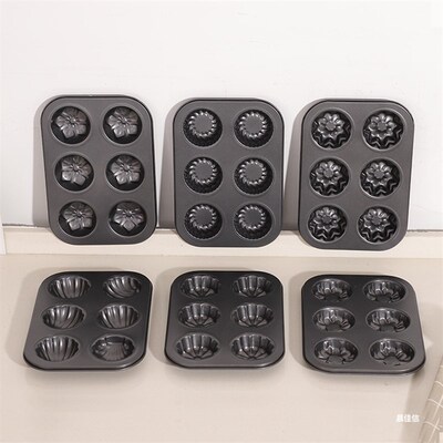 Cupcake Baking Tray Mold Egg Tart Muffin Cake Round Mould 模