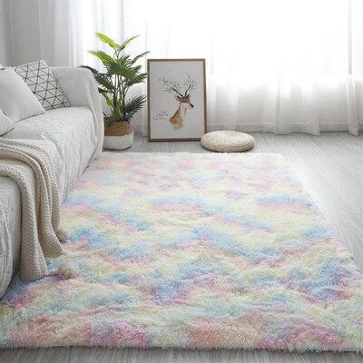 Soft Carpet Area Rugs Floor Bed Mats Living Room Bedroom Rug