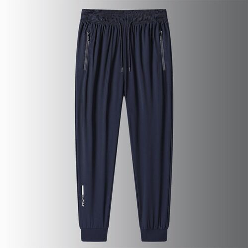 Ice Silk Pants Mens Summer Thin Casual Quick-drying Stetch