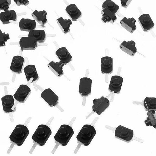 50 Pcs Micro Button Switch Flashlight Push for Torch ON-Off