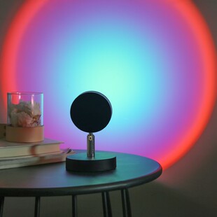 Projector Night Light Sunset Desk Rainbow Led Deco Lamp