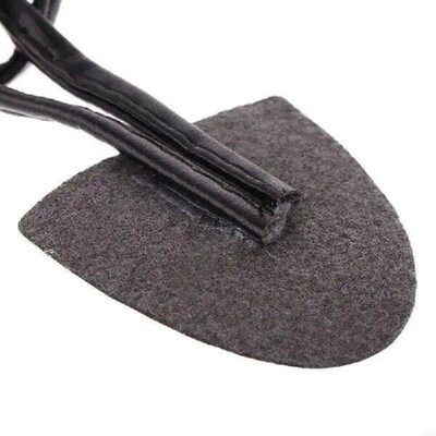 M76D 6 Pairs Leather Horn Toggle Closure Buttons Coat for