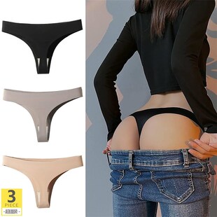 back thongs Sexy women Panties for 3pcs underwear
