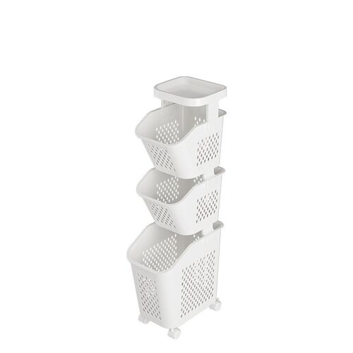 Dirty clothes basket, multi-layer storage rack, clothes stor