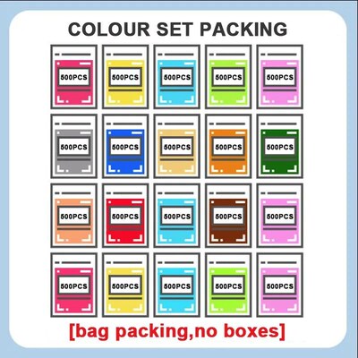 Yantjouet 2.6mm Yant Beads 24 color/set Black White for Kid