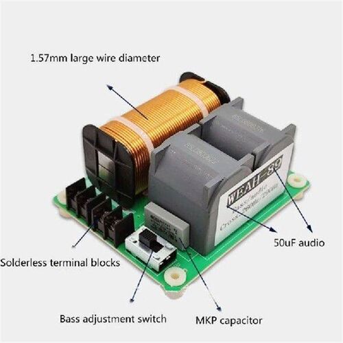 1500W Bass Subwoofer Frequency Distributor Divider Speaker