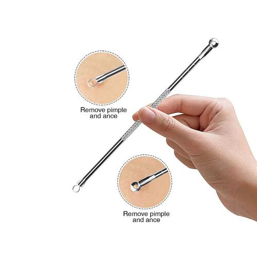 4PCS Blackhead Remover Acne Needle Tools Set Face Cleaning B