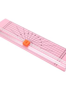 Portable Paper Cutter Plastic Base Office Home Stationery Kn