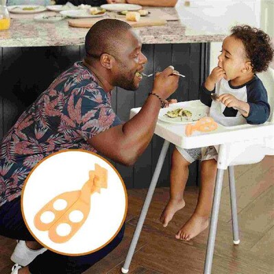 2 PCS Baby Food Scissors Multifunctional Toddler Slicer Abs